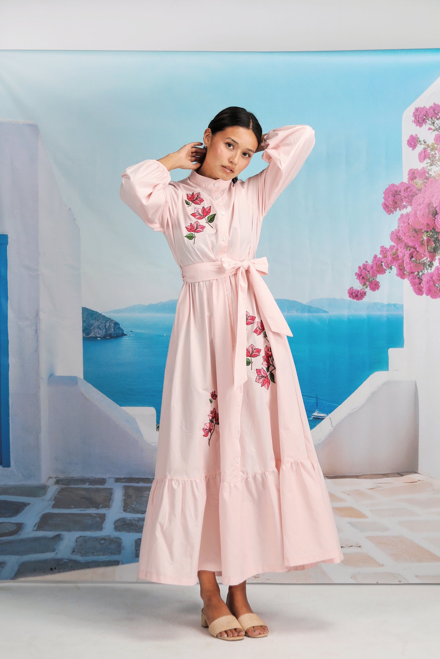 Bougainvillea Field Pink Dress