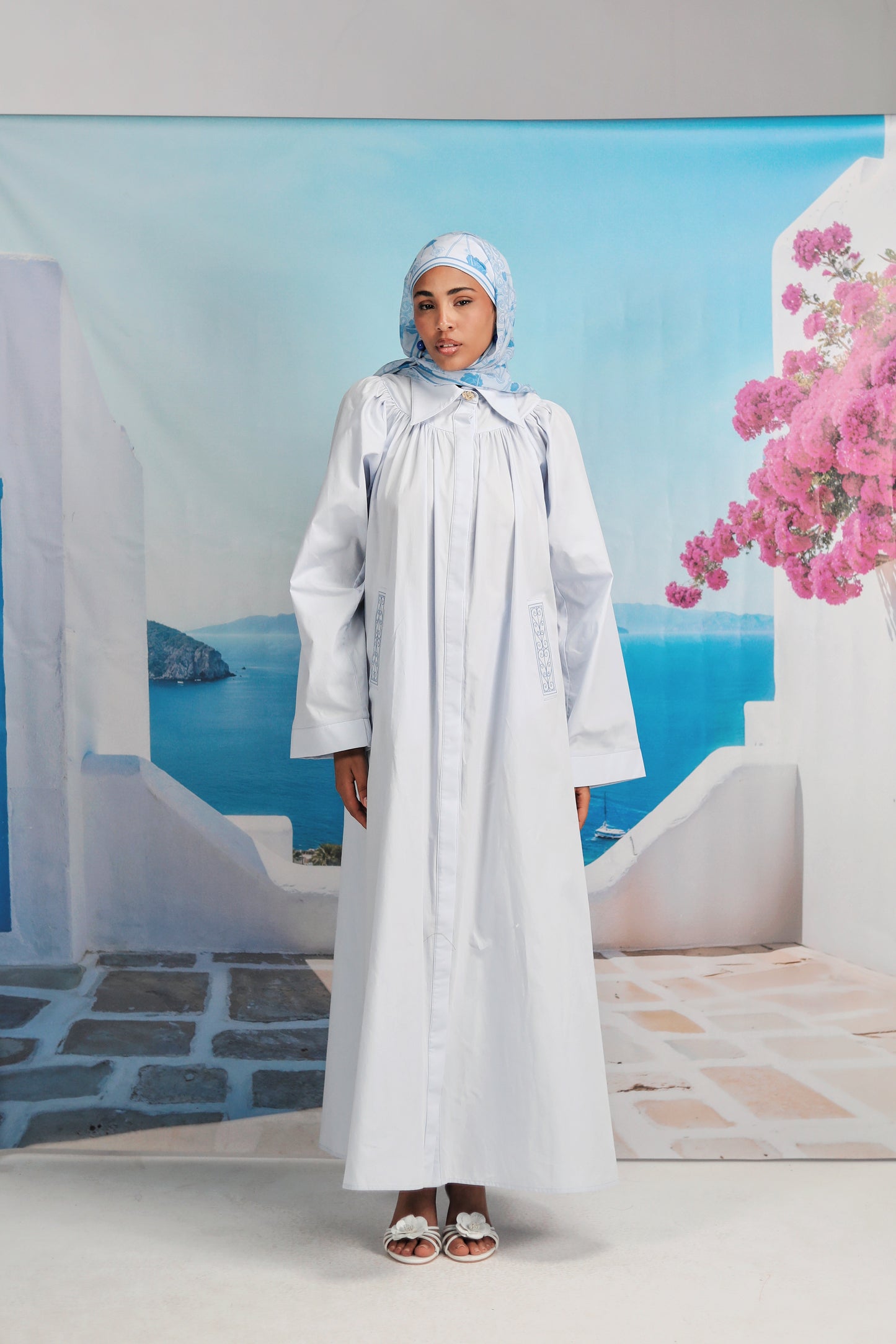 Blue Easy Arc Dress
