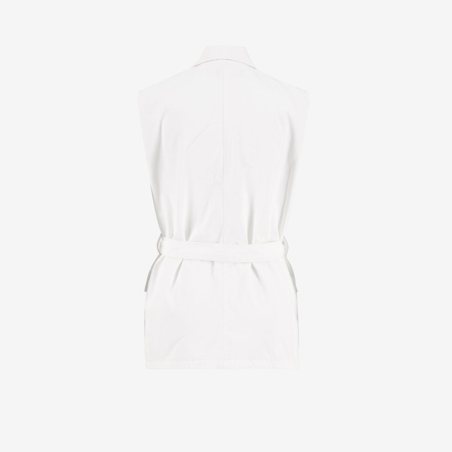 CS X Kontakt Sleeveless Crossover Blazer