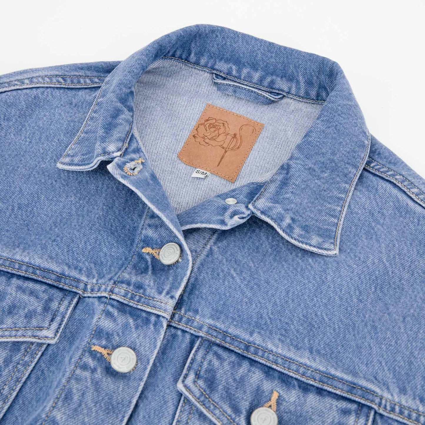 The CS X Kontakt Cropped Denim Jacket