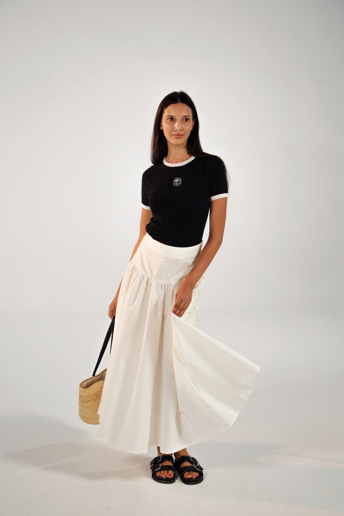 White Maxi Skirt