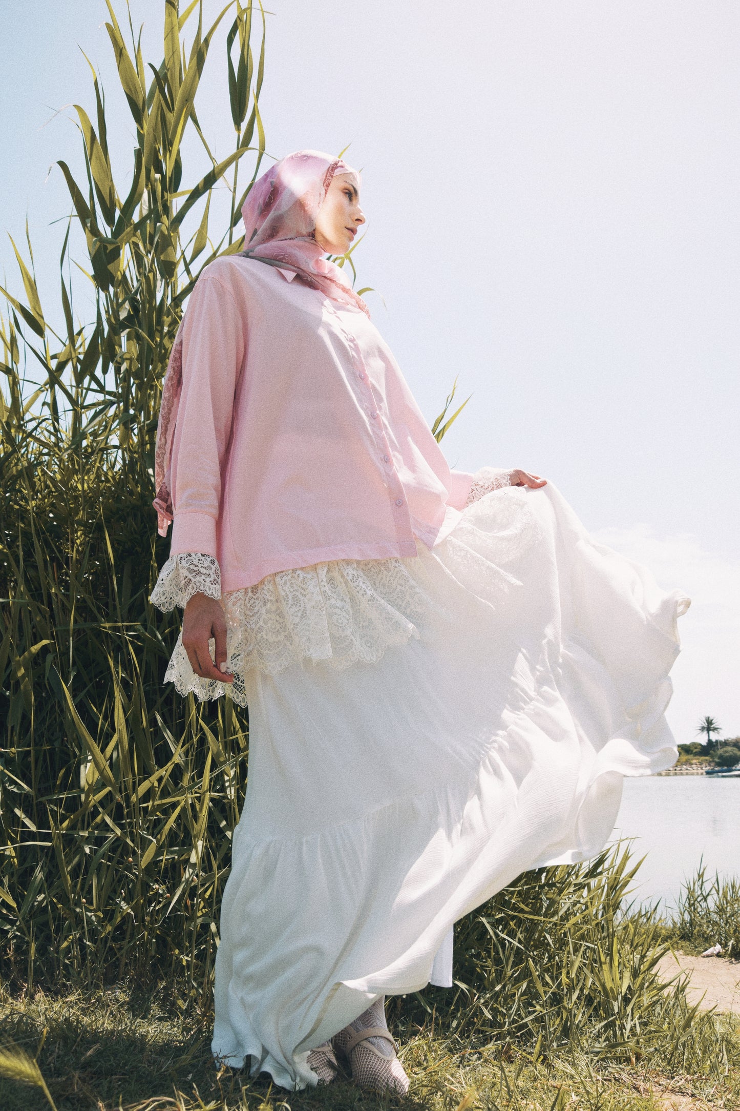 Fleur de Coton Maxi Skirt
