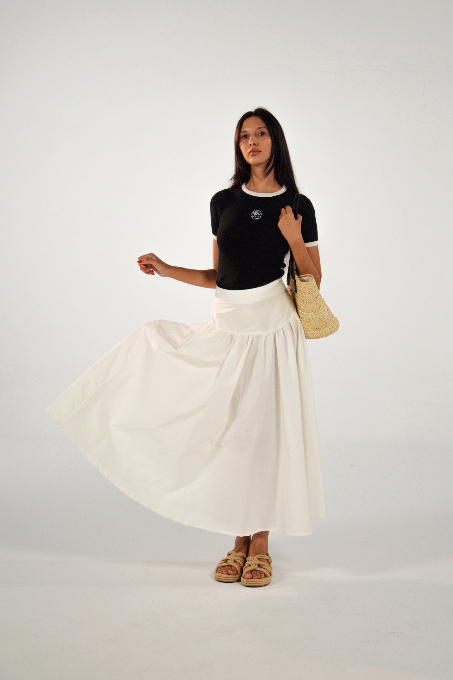 White Maxi Skirt