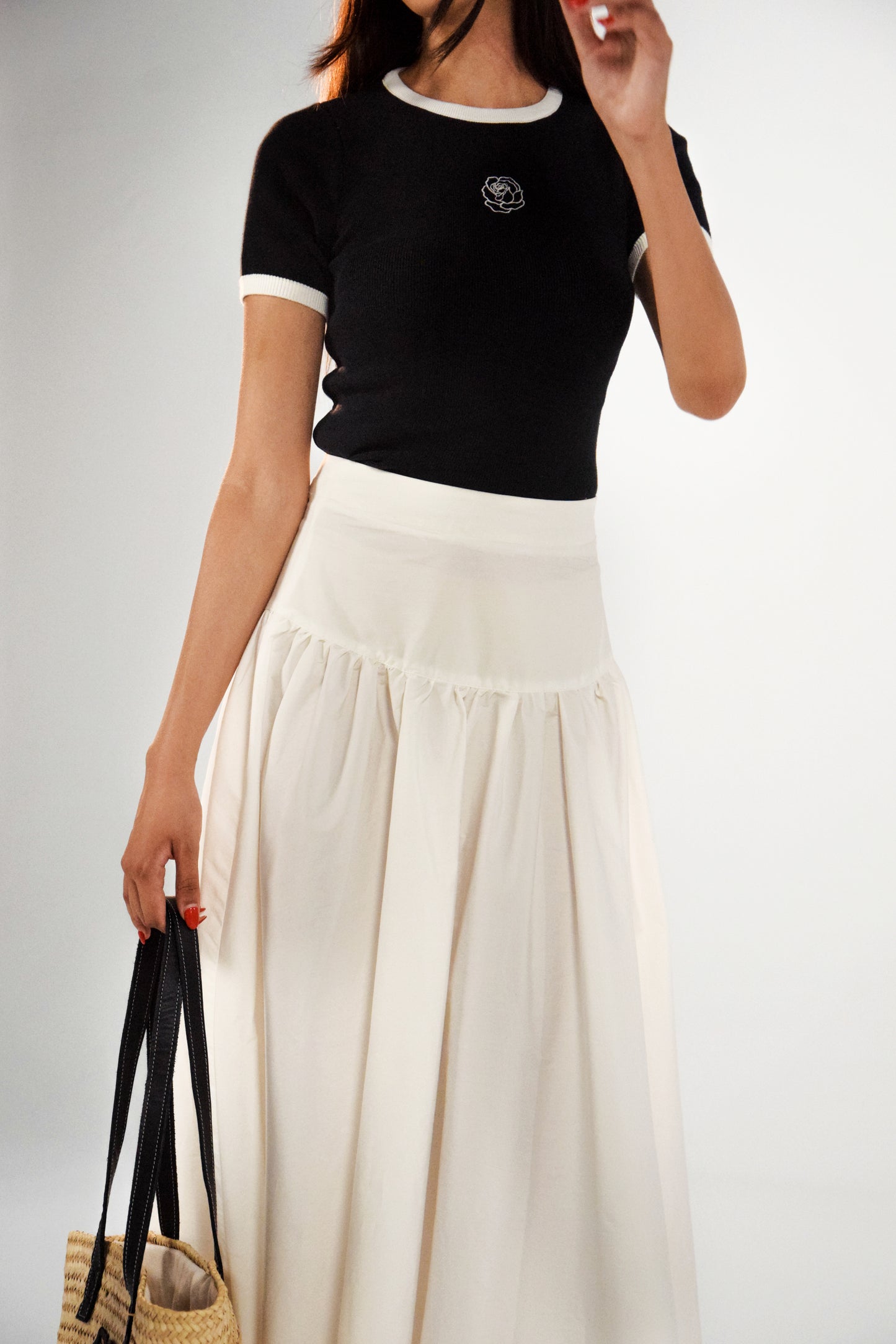 White Maxi Skirt