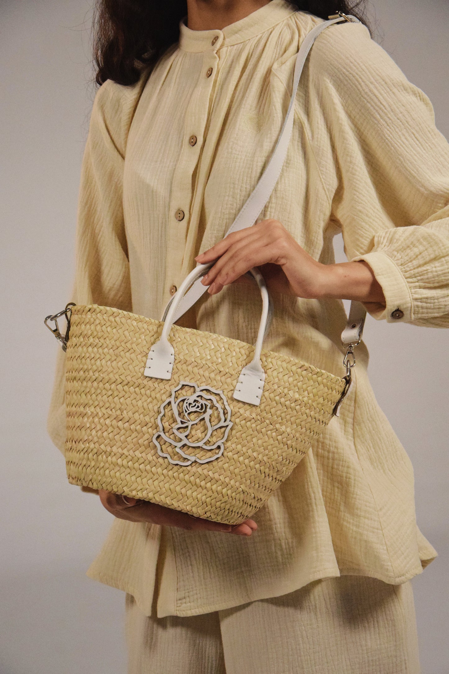 The Signature Mini Basket Bag