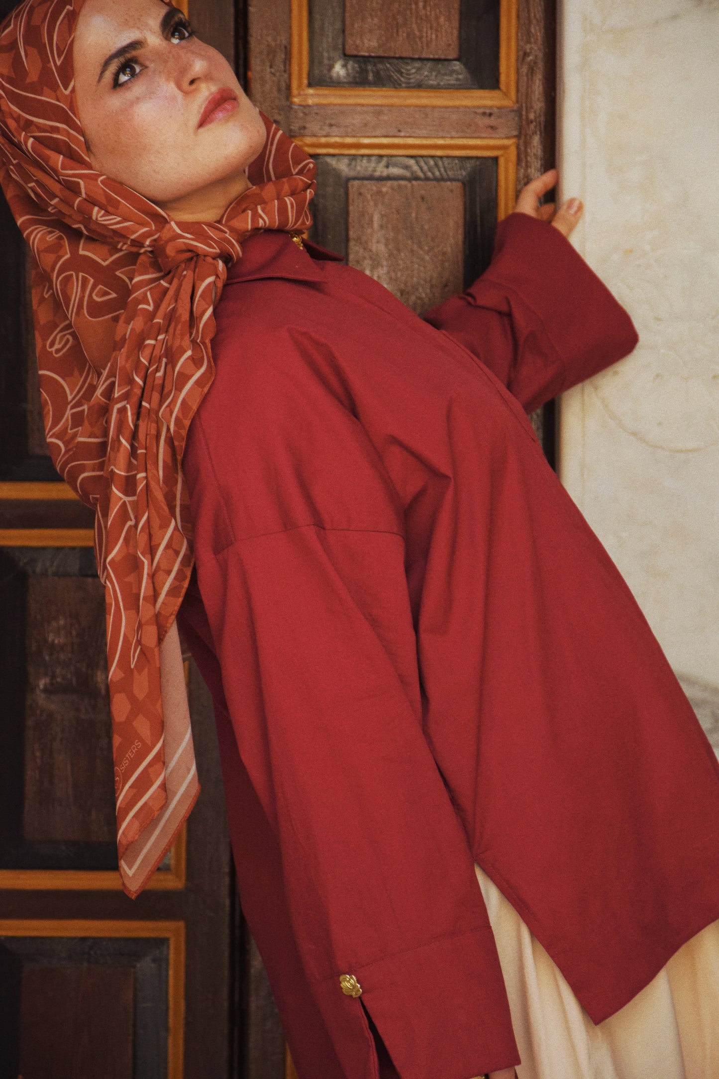 Abyat Scarf (Terracotta)