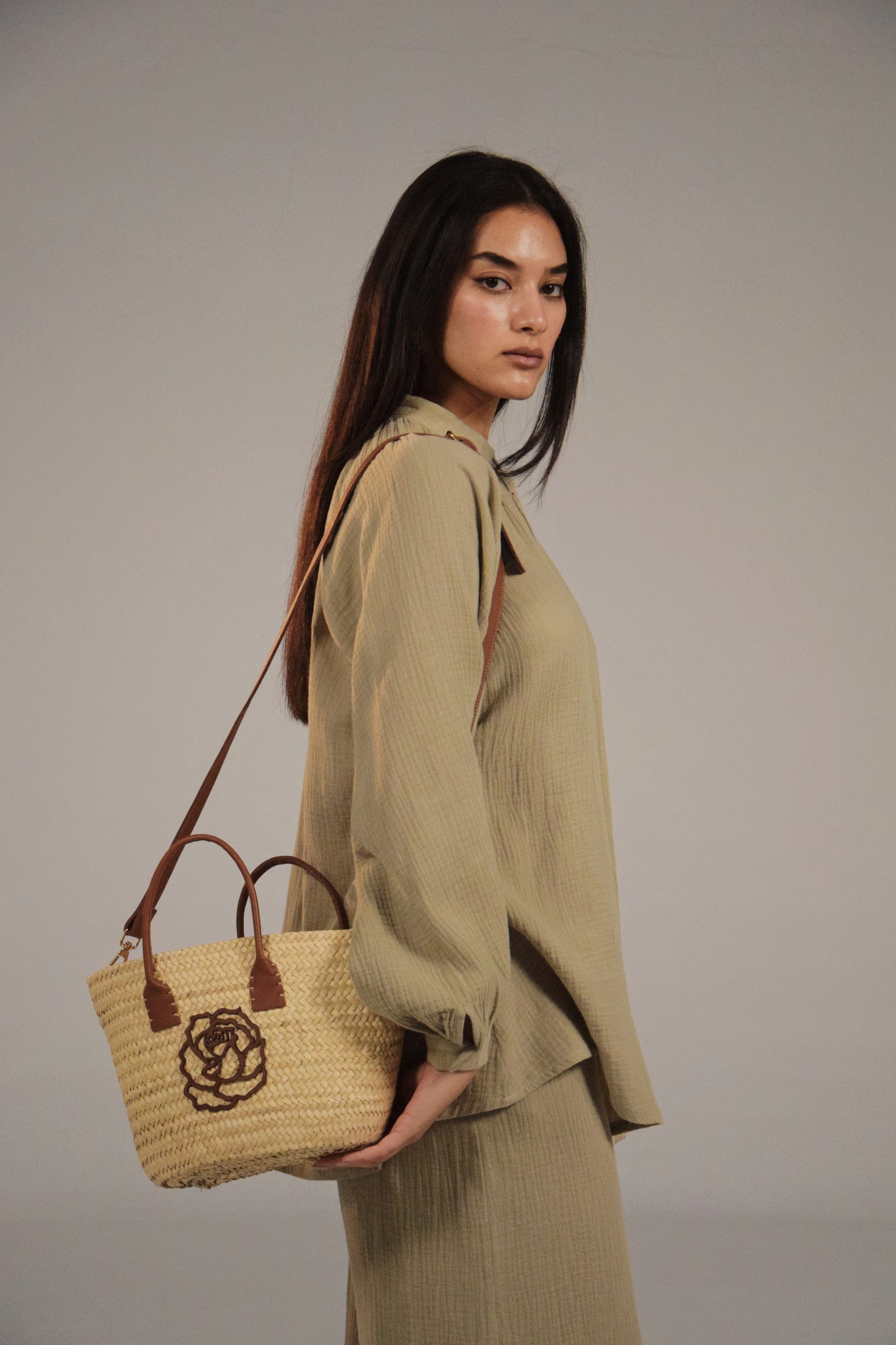 The Signature Mini Basket Bag