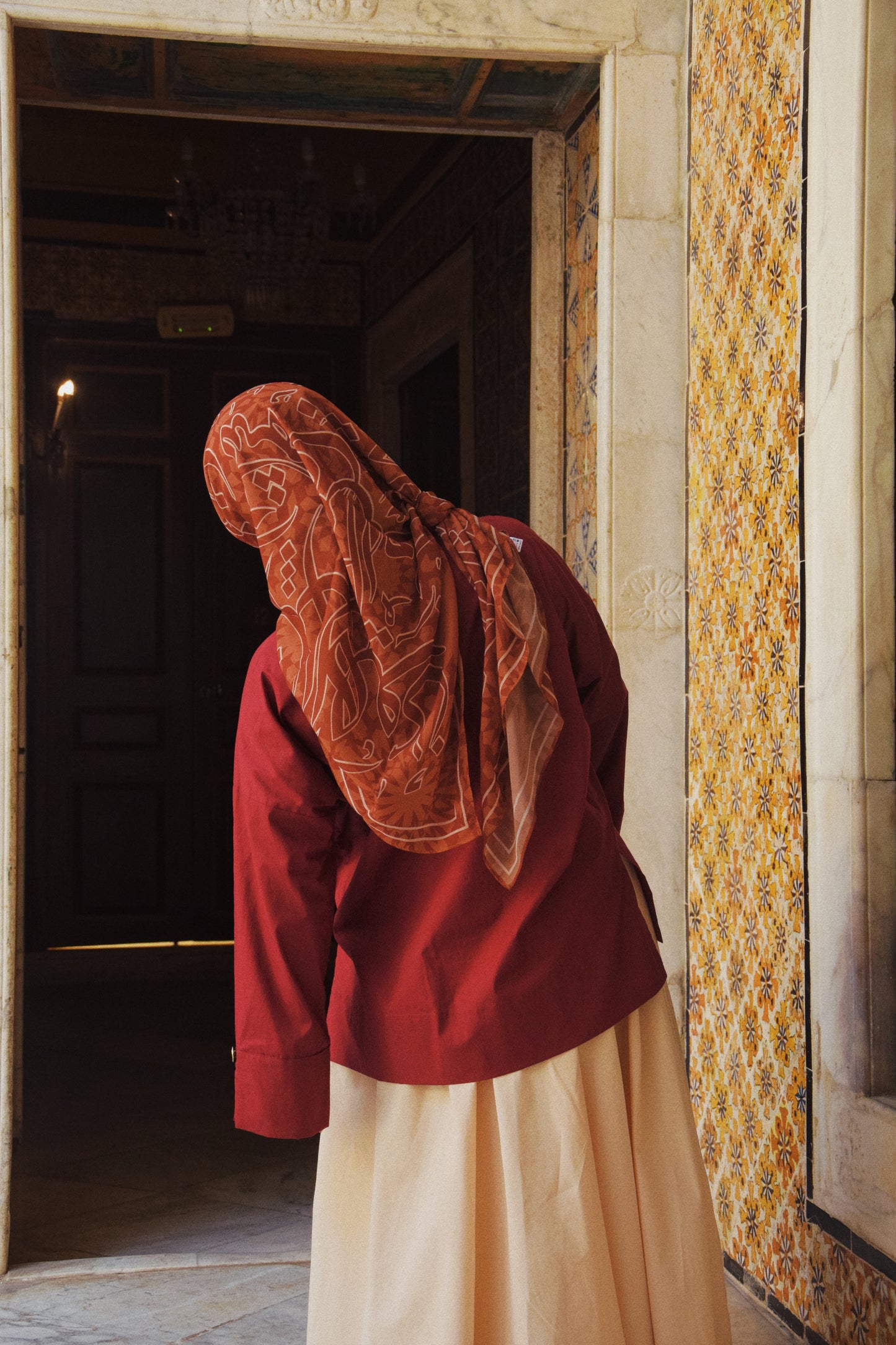 Abyat Scarf (Terracotta)
