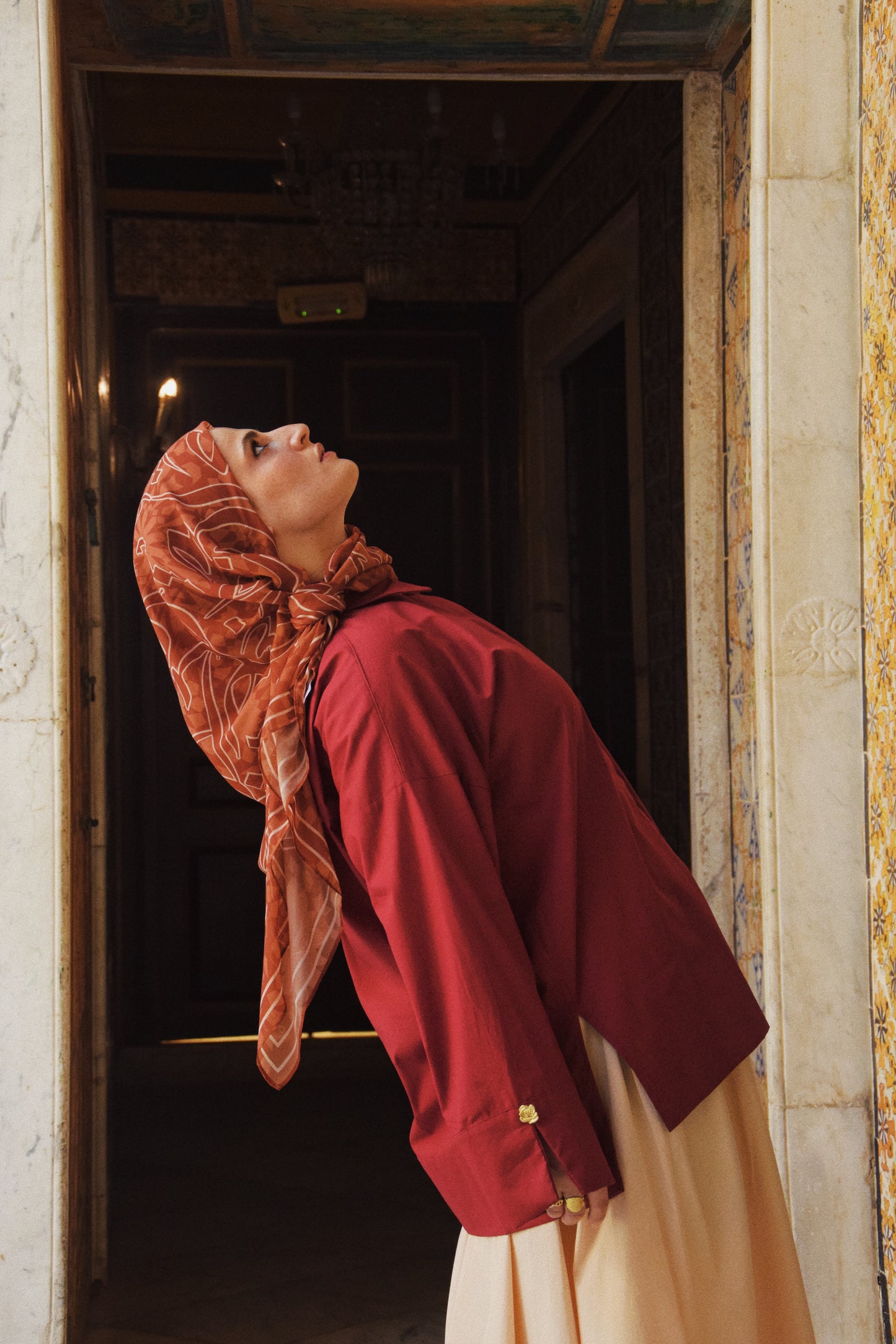 Abyat Scarf (Terracotta)
