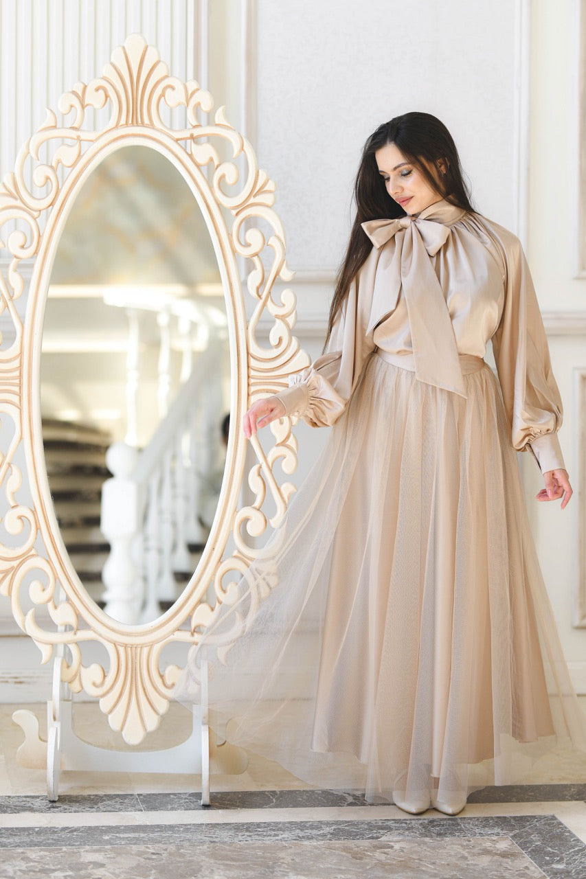 Ivy Skirt (Nude)
