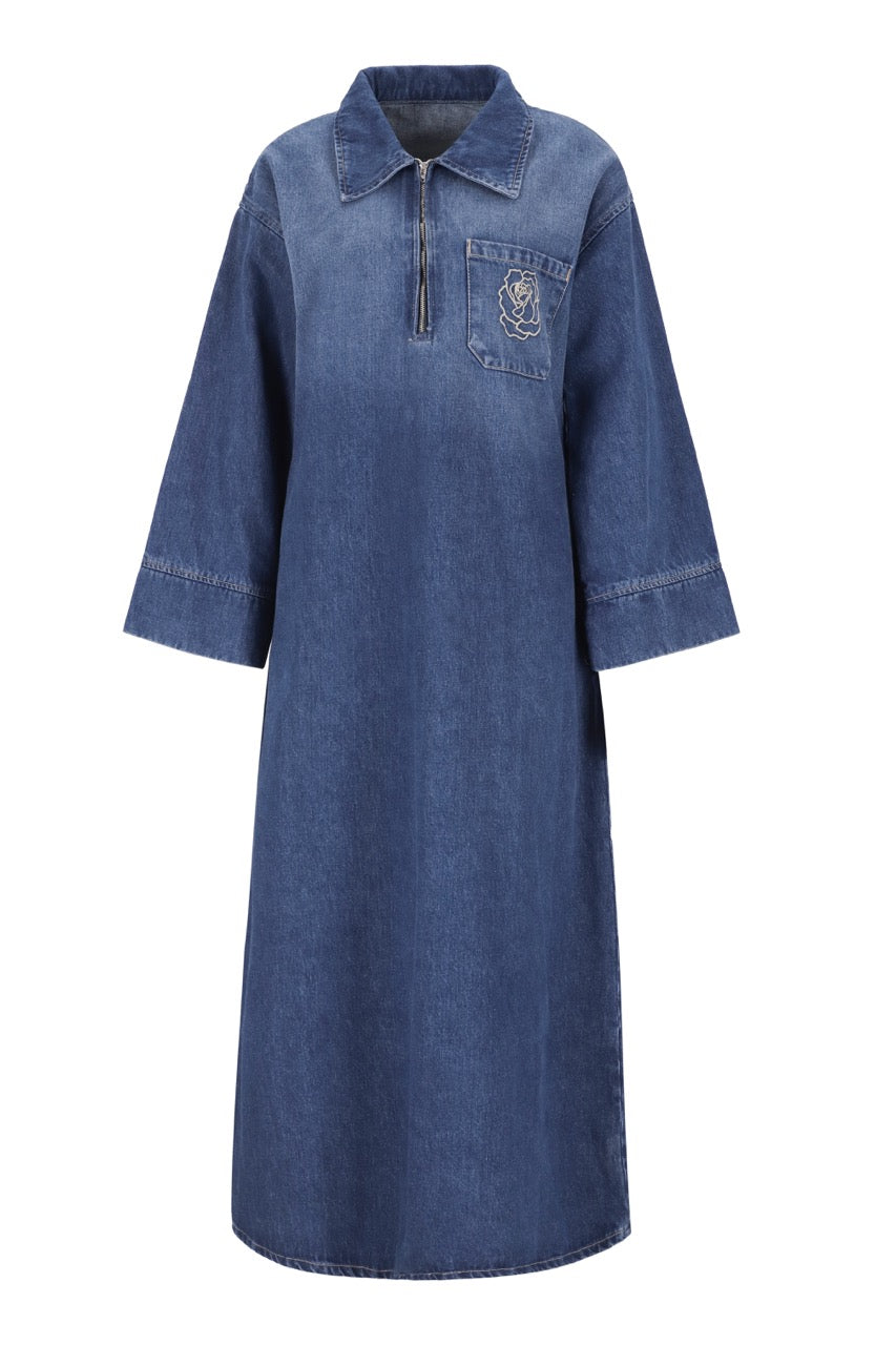 CS Denim Dress (Dirty Wash)