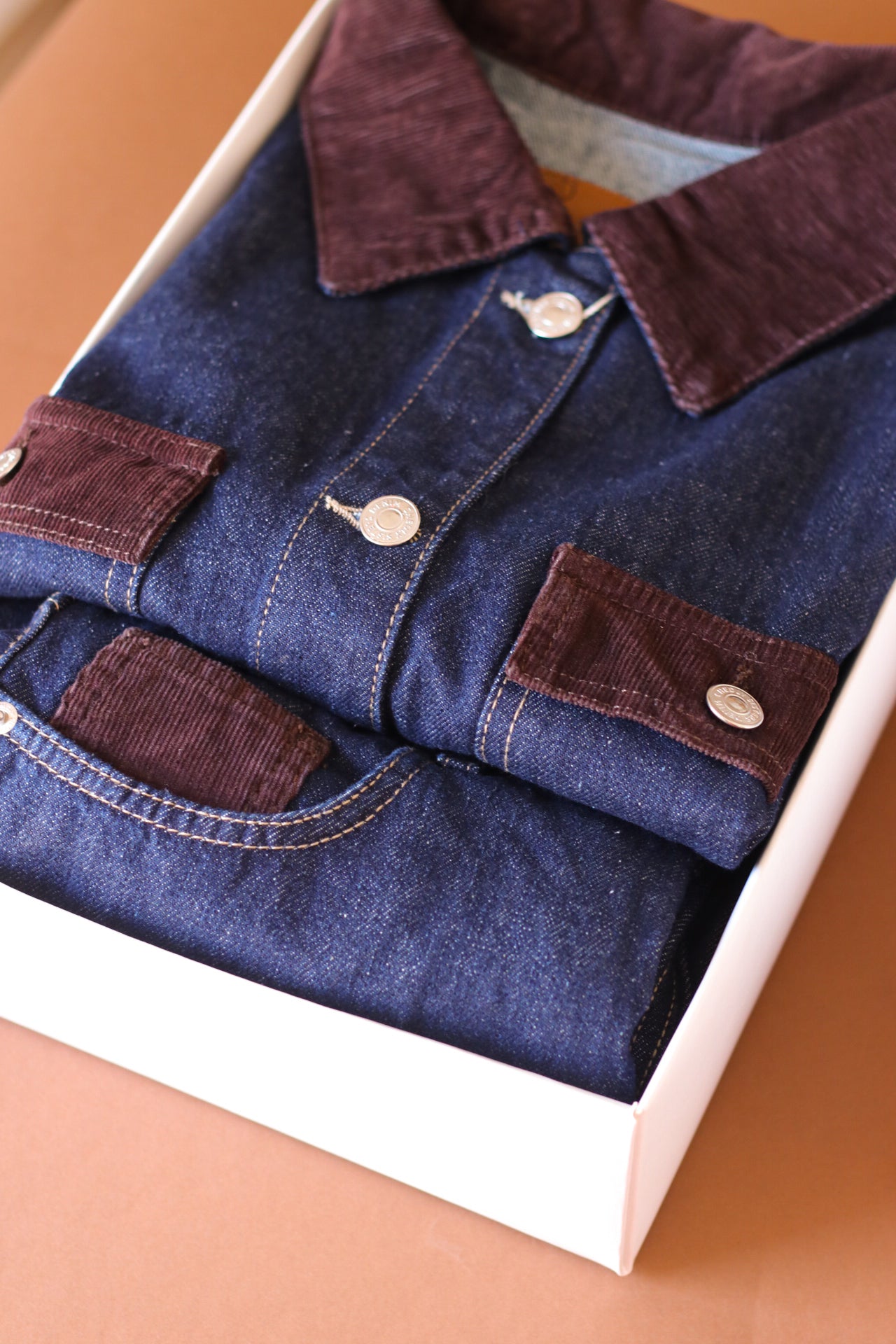 Juliette Denim Velvet Set