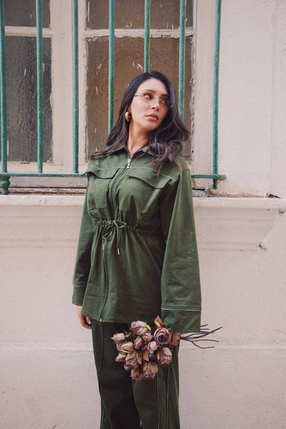 Streetline Cotton Duo (Forest Green)