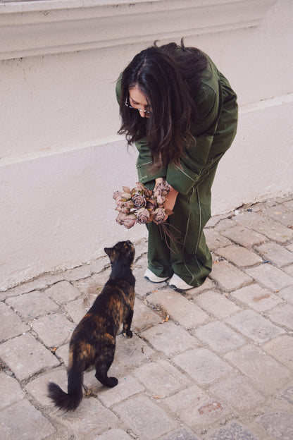 Streetline Cotton Duo (Forest Green)