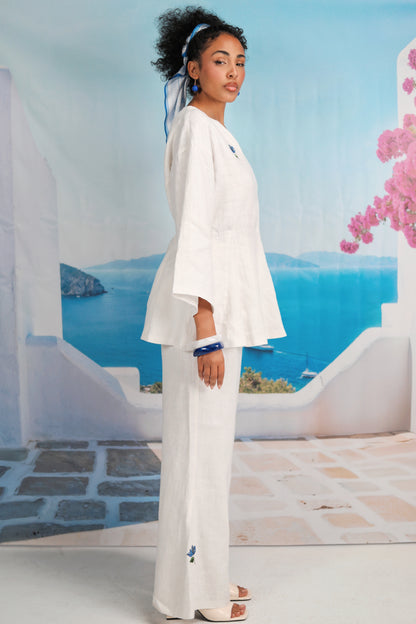 Bougainvillea Silhouette Pants