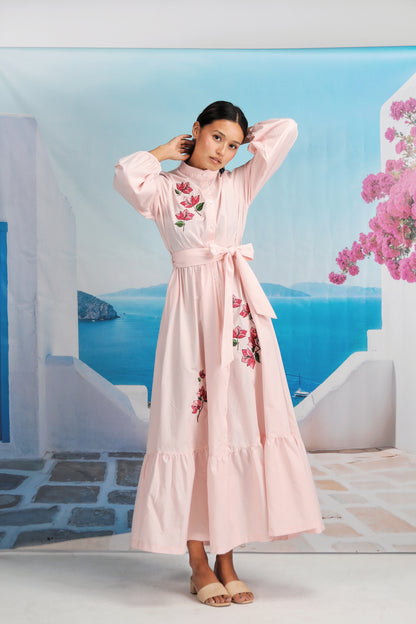 Bougainvillea Field Pink Dress