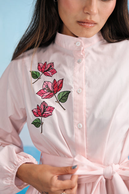 Bougainvillea Field Pink Dress