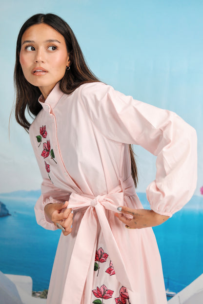 Bougainvillea Field Pink Dress