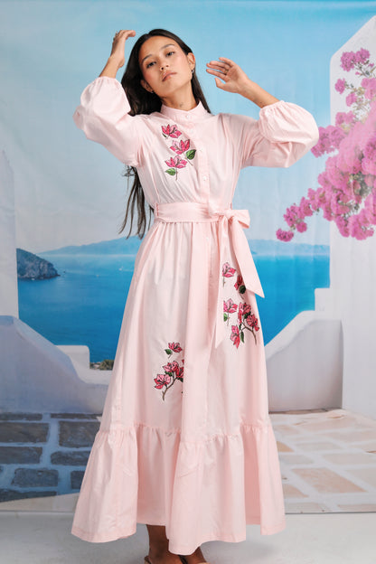 Bougainvillea Field Pink Dress