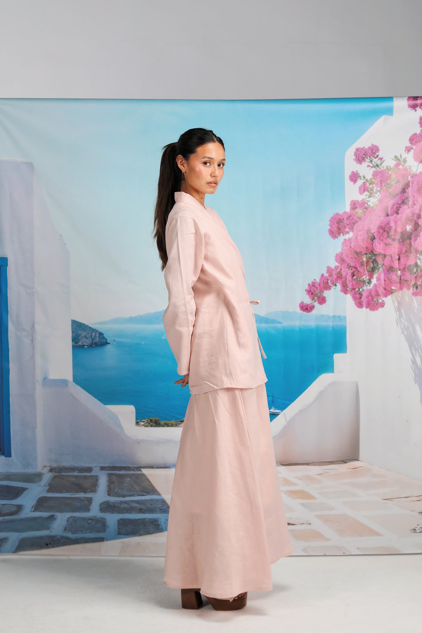 Linen Zen Kimono Shirt
