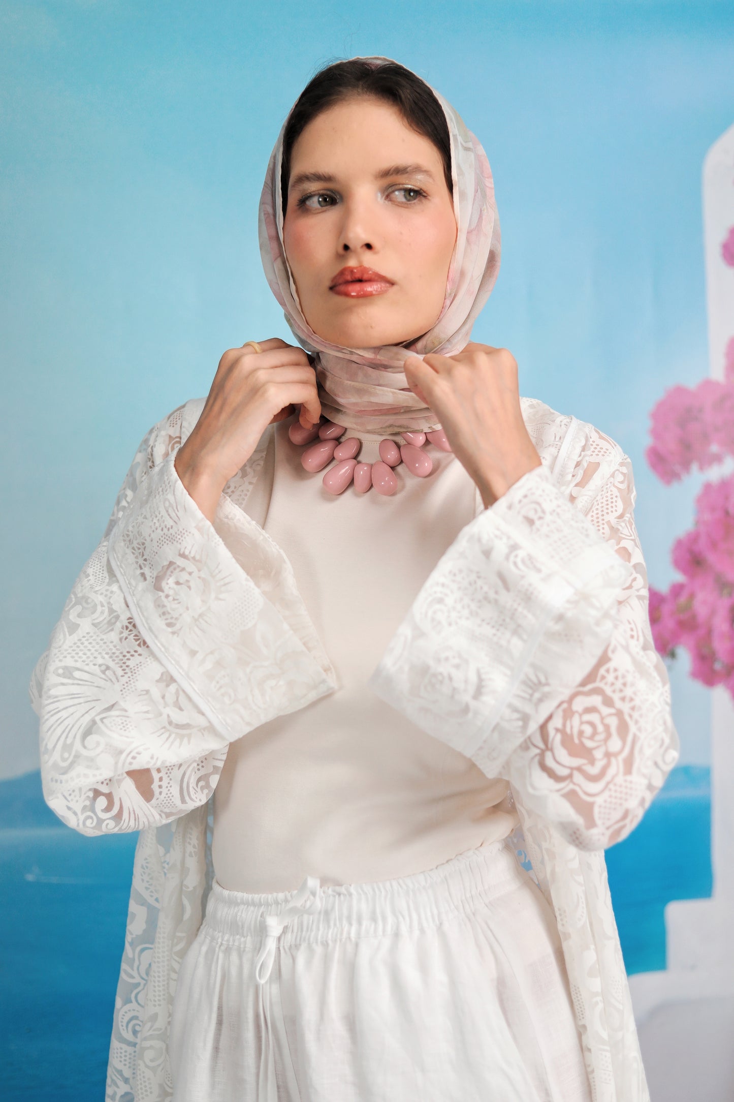 Lace Reverie Abaya