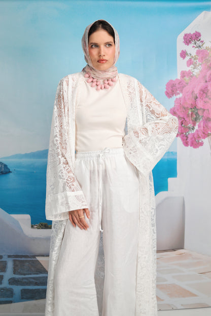 Lace Reverie Abaya