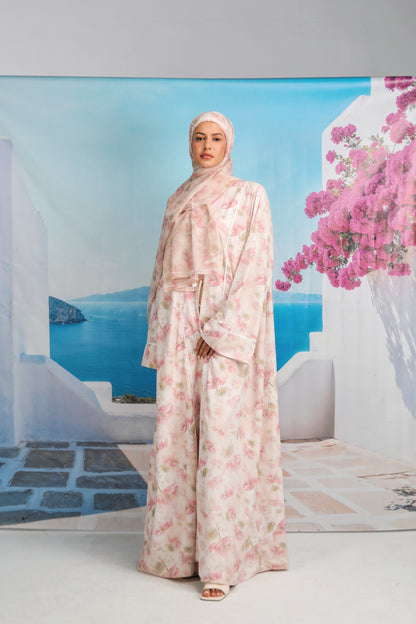 Bougainvillea Veil Abaya