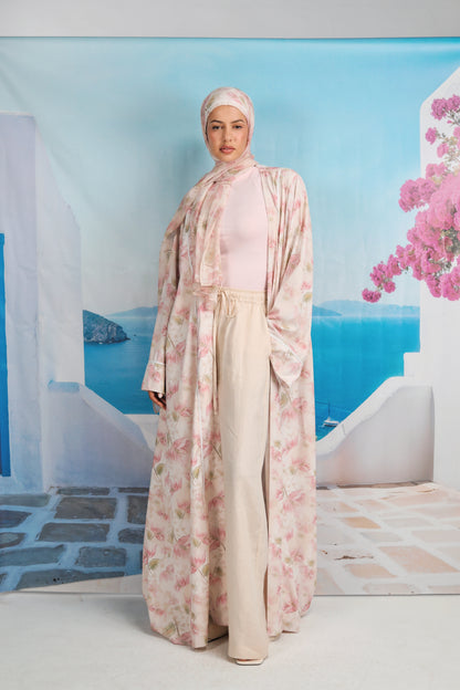 Bougainvillea Veil Abaya