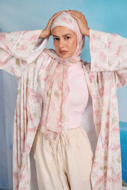 Bougainvillea Veil Abaya