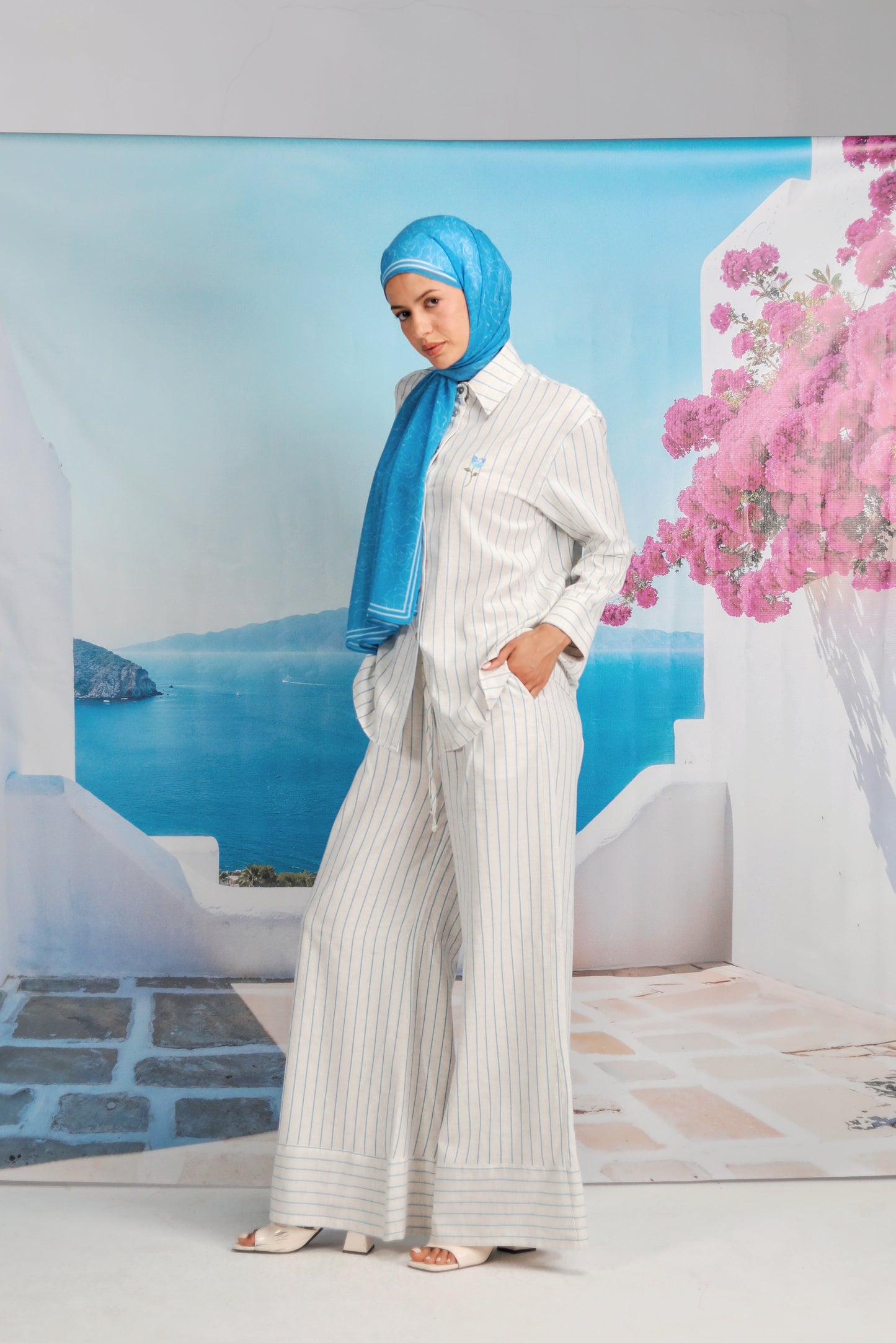 Blue Flow Pants