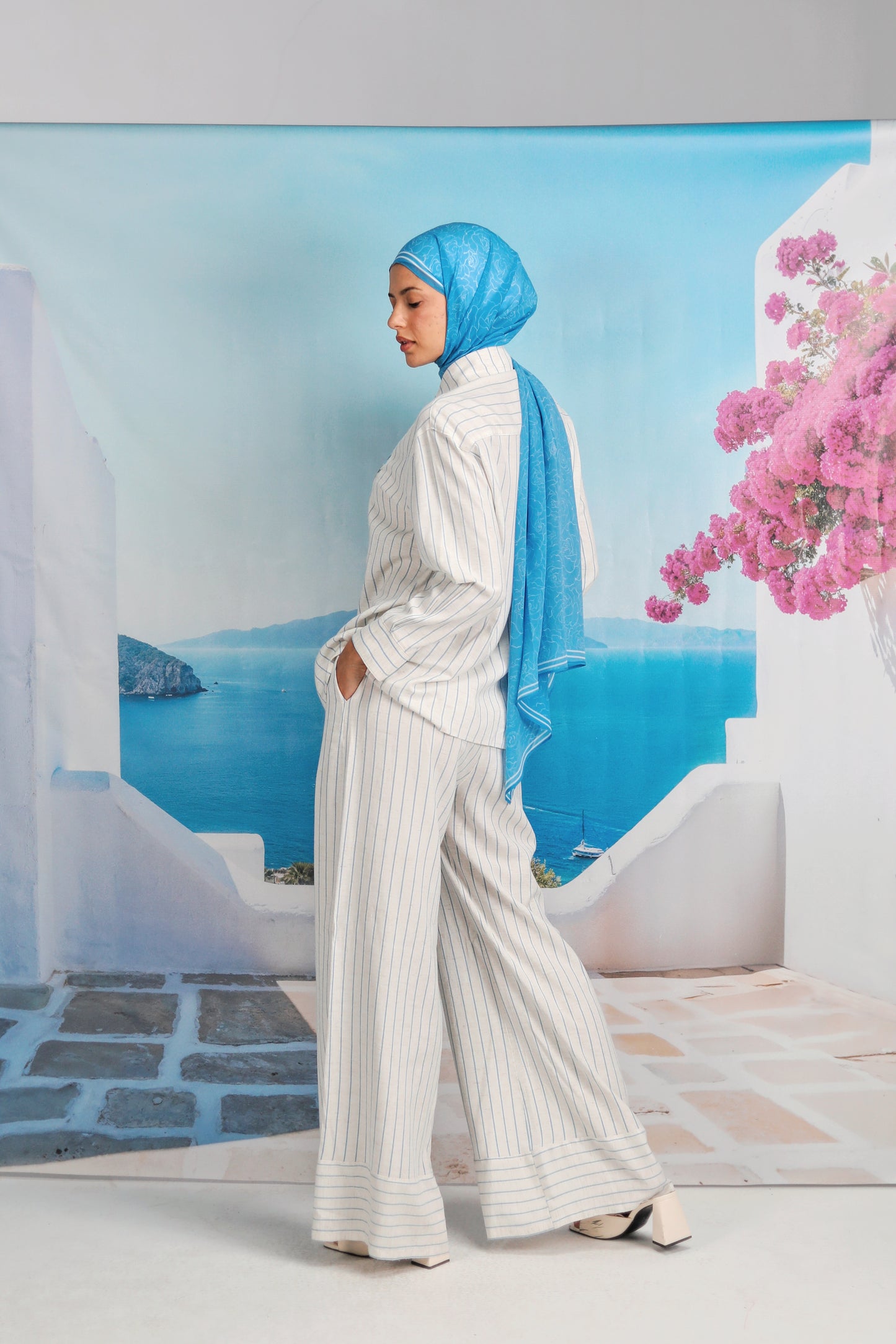 Blue Flow Pants