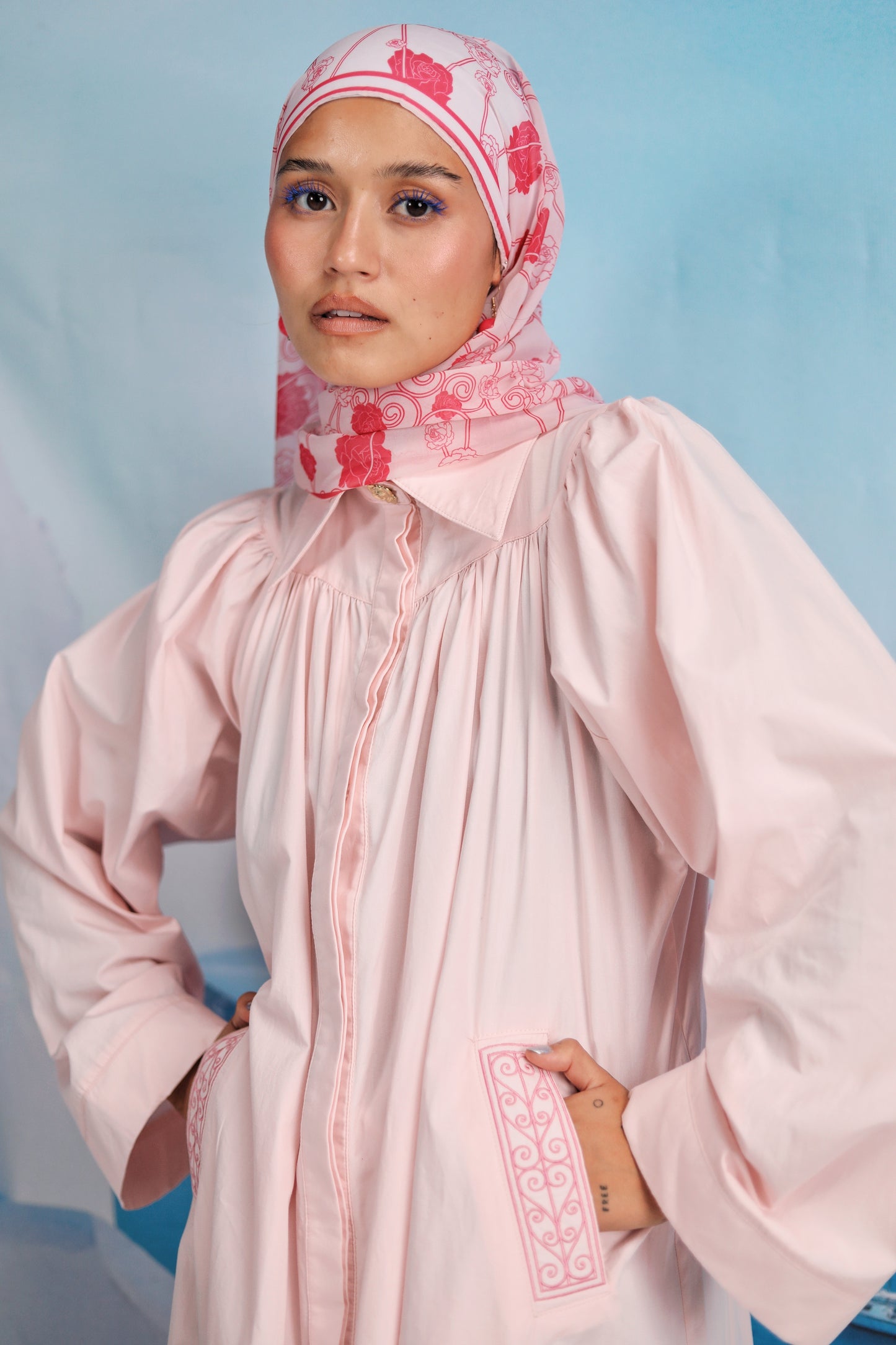 Pink Easy Arc Dress