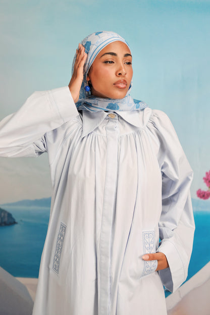 Blue Easy Arc Dress