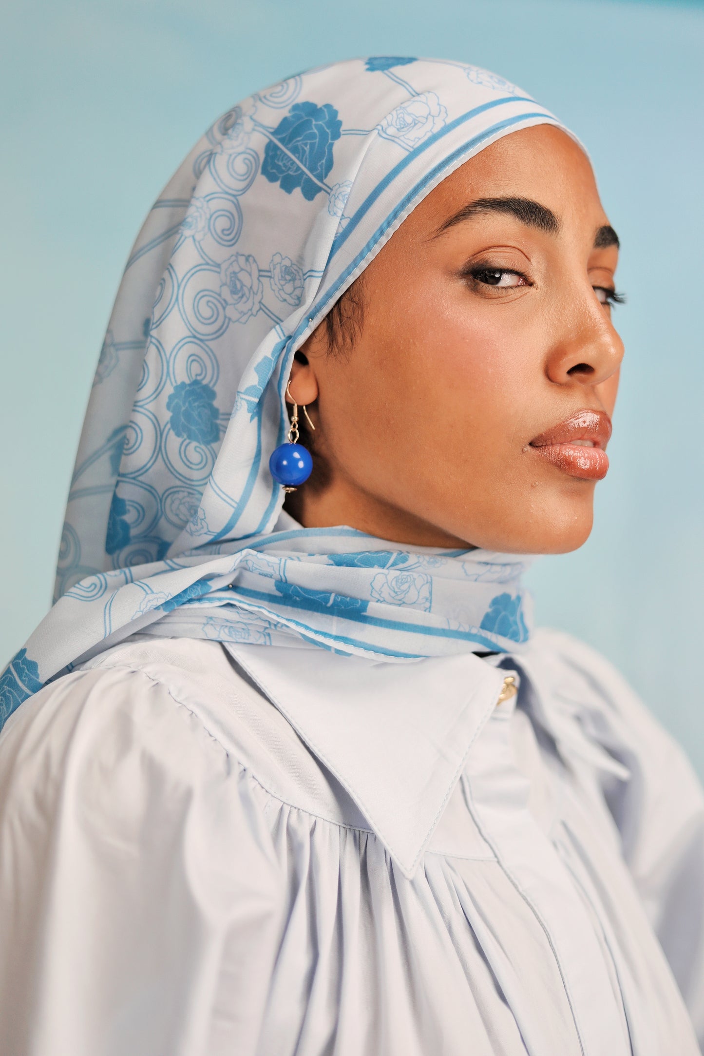 Blue Easy Arc Dress