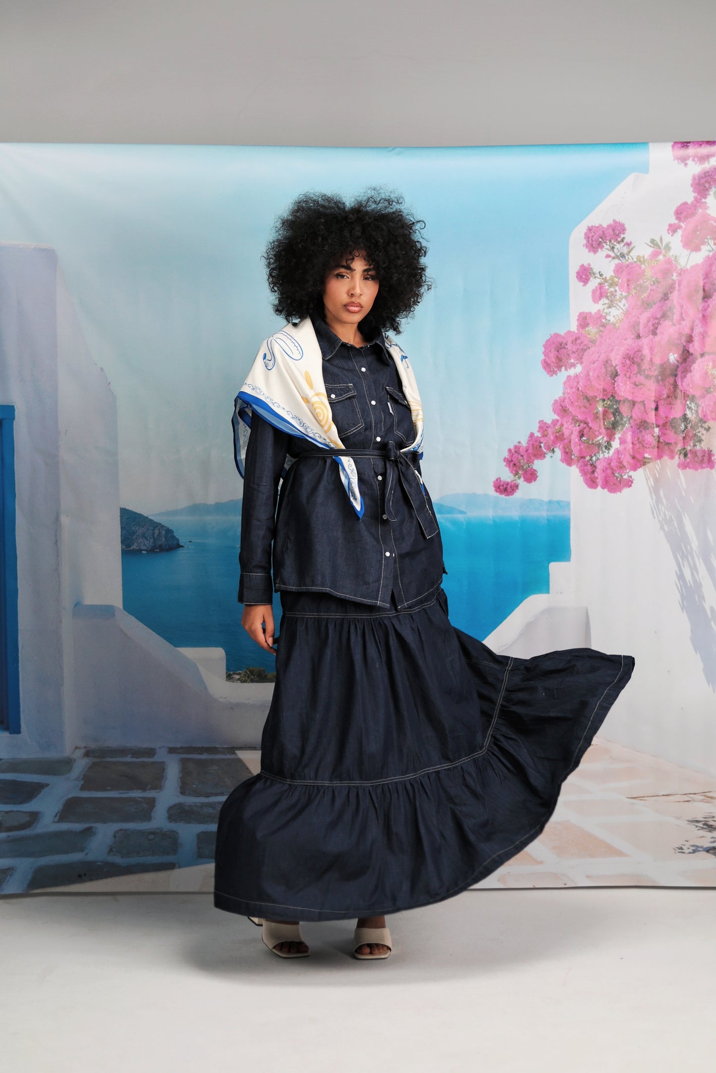 Summer Indigo Skirt