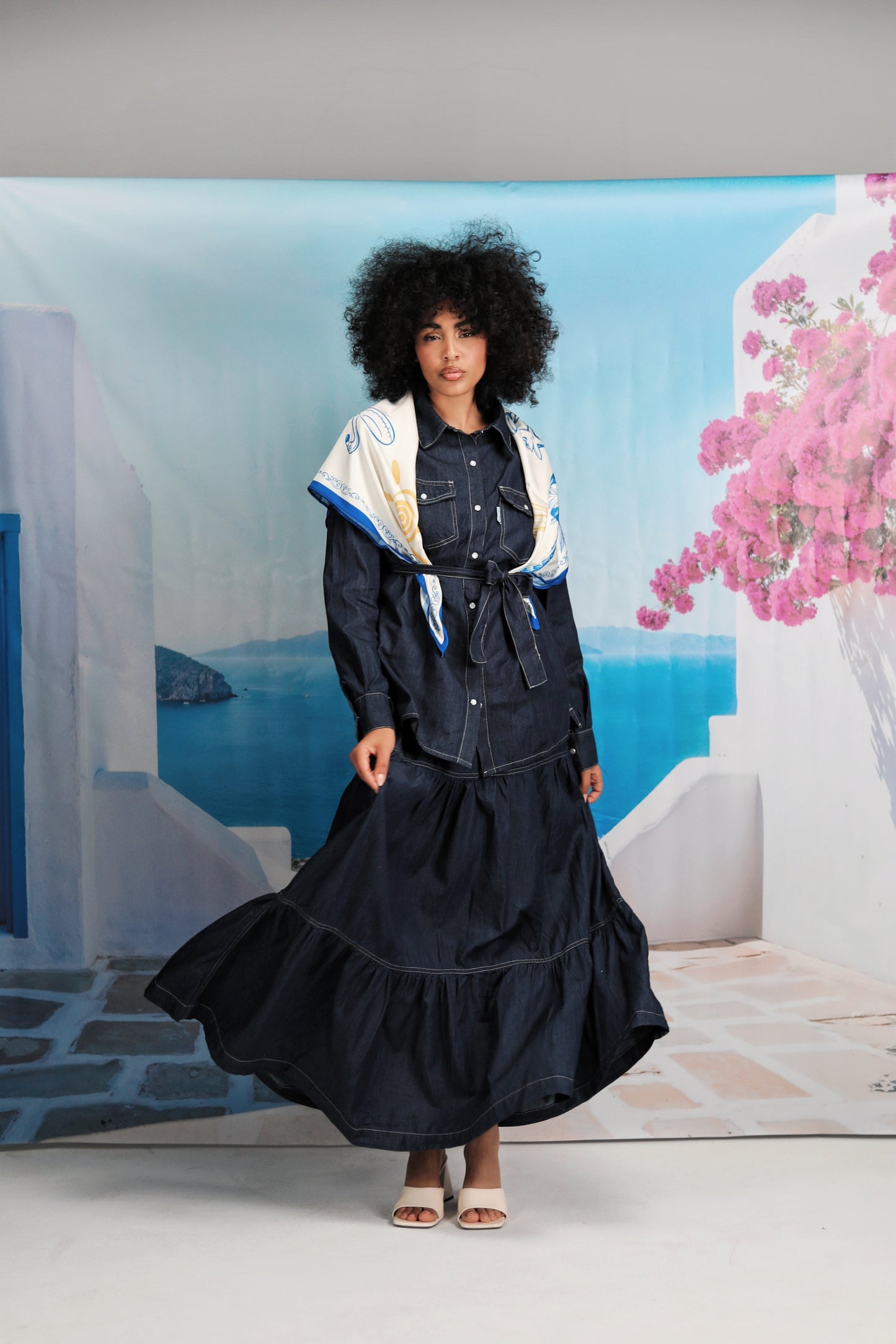 Summer Indigo Skirt