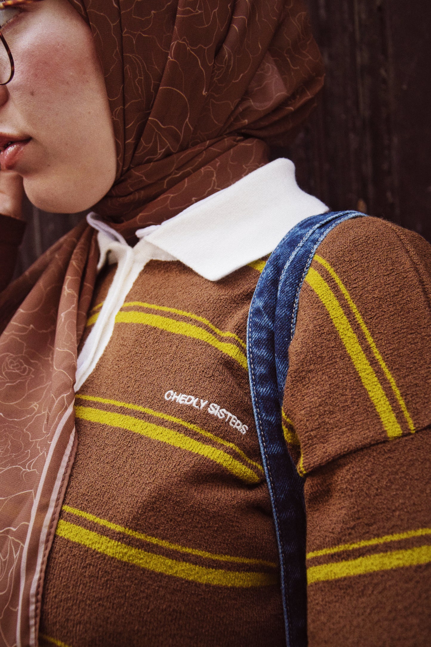 The Soft Stripes Sweatshirt (Brown X Green)