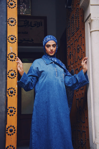 CS Denim Dress (Medium Wash)