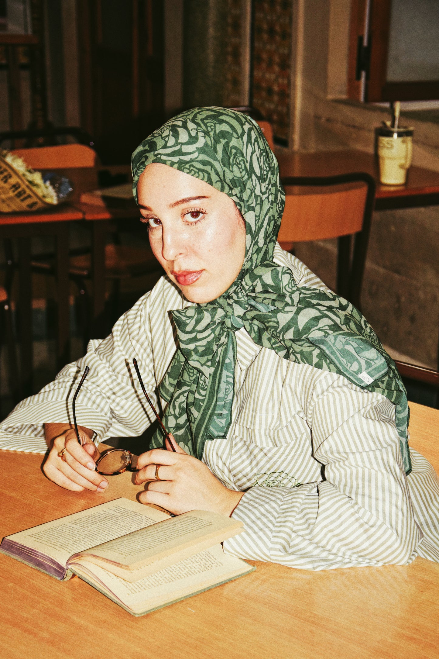 Striped Essential Shirt (Green)