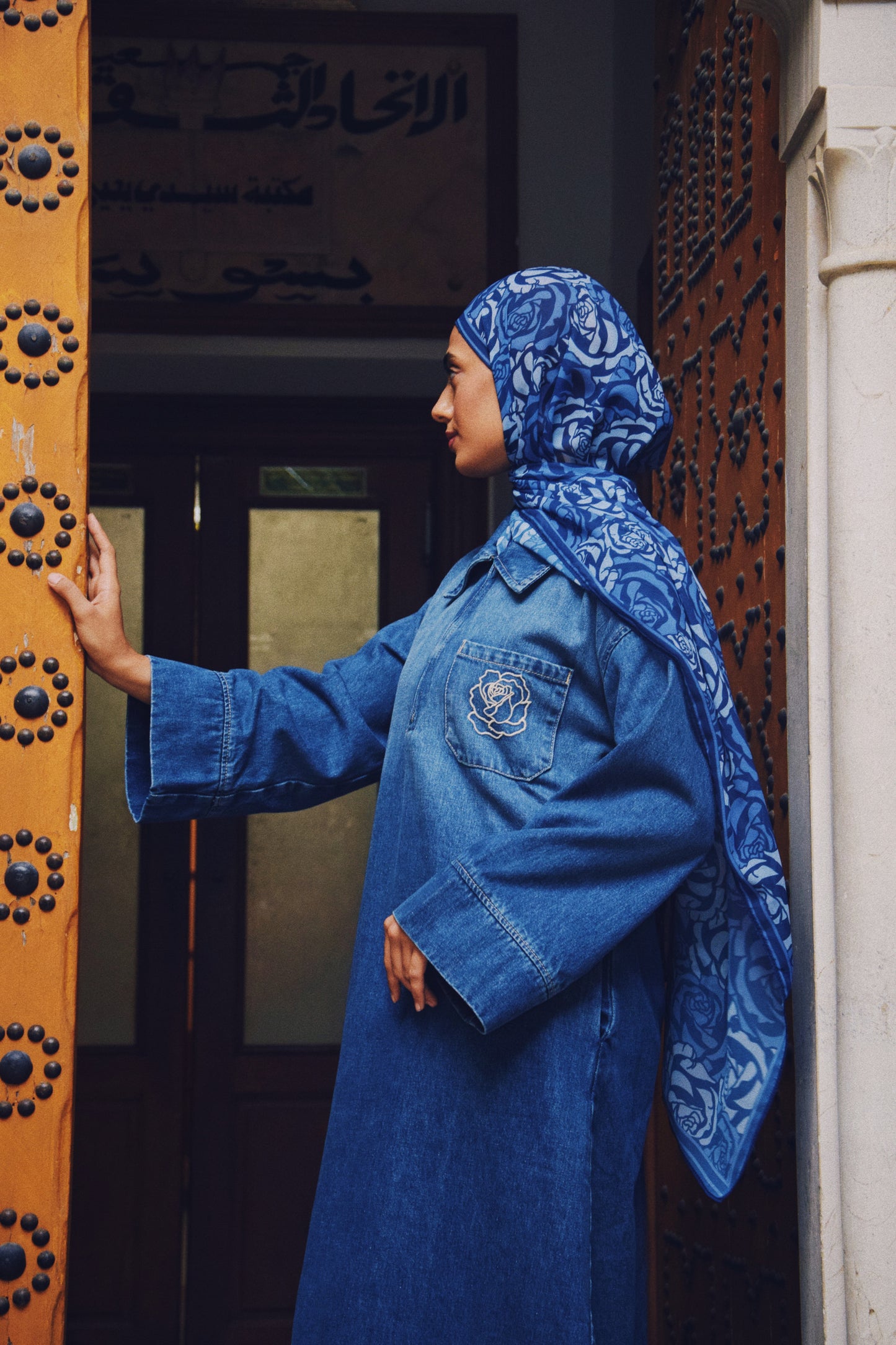 CS Denim Dress (Medium Wash)