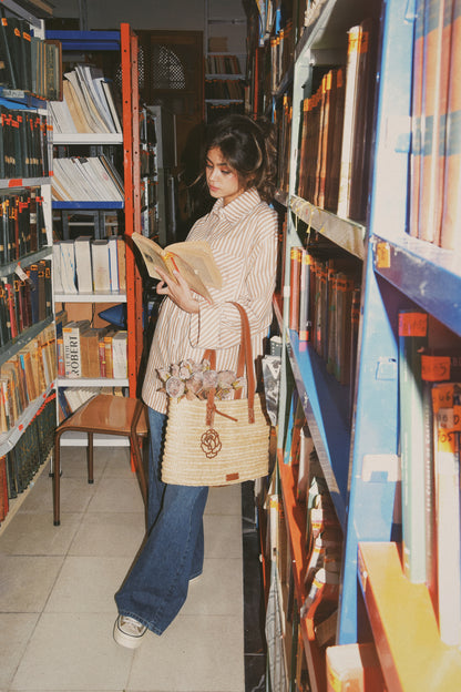 Striped Essential Shirt (Camel)