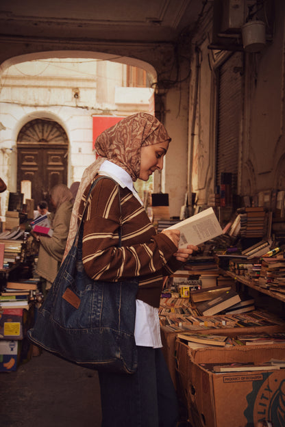 The Soft Stripes Sweatshirt (Brown X Beige)