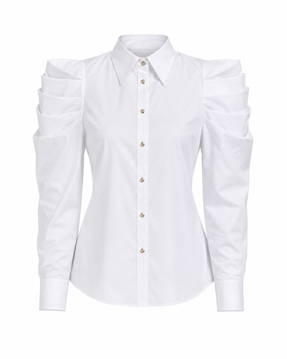 Camélia Pleated Shirt