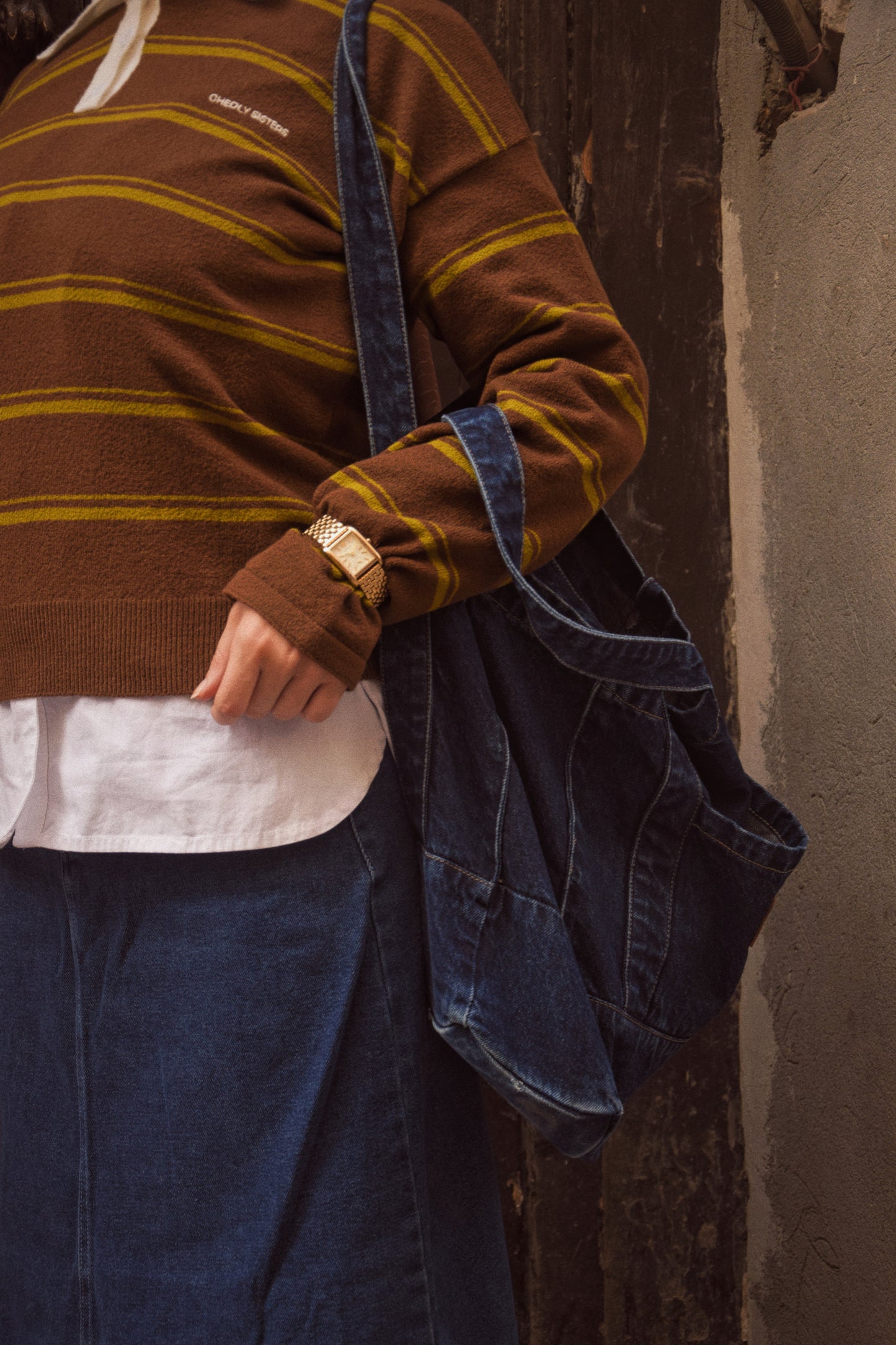 Daily Denim Tote (Dark Wash)