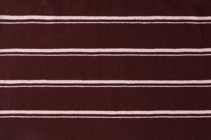 The Soft Stripes Sweatshirt (Burgundy X pink)