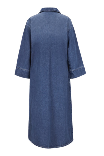 CS Denim Dress (Medium Wash)