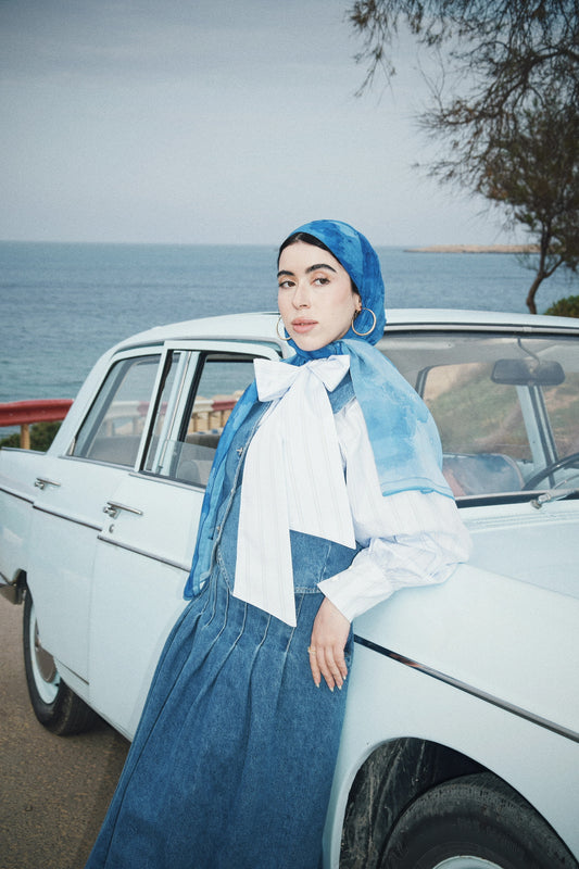 Indigo Rain Scarf