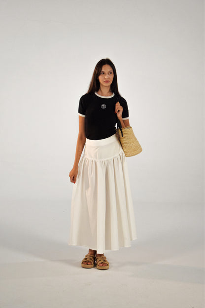 White Maxi Skirt