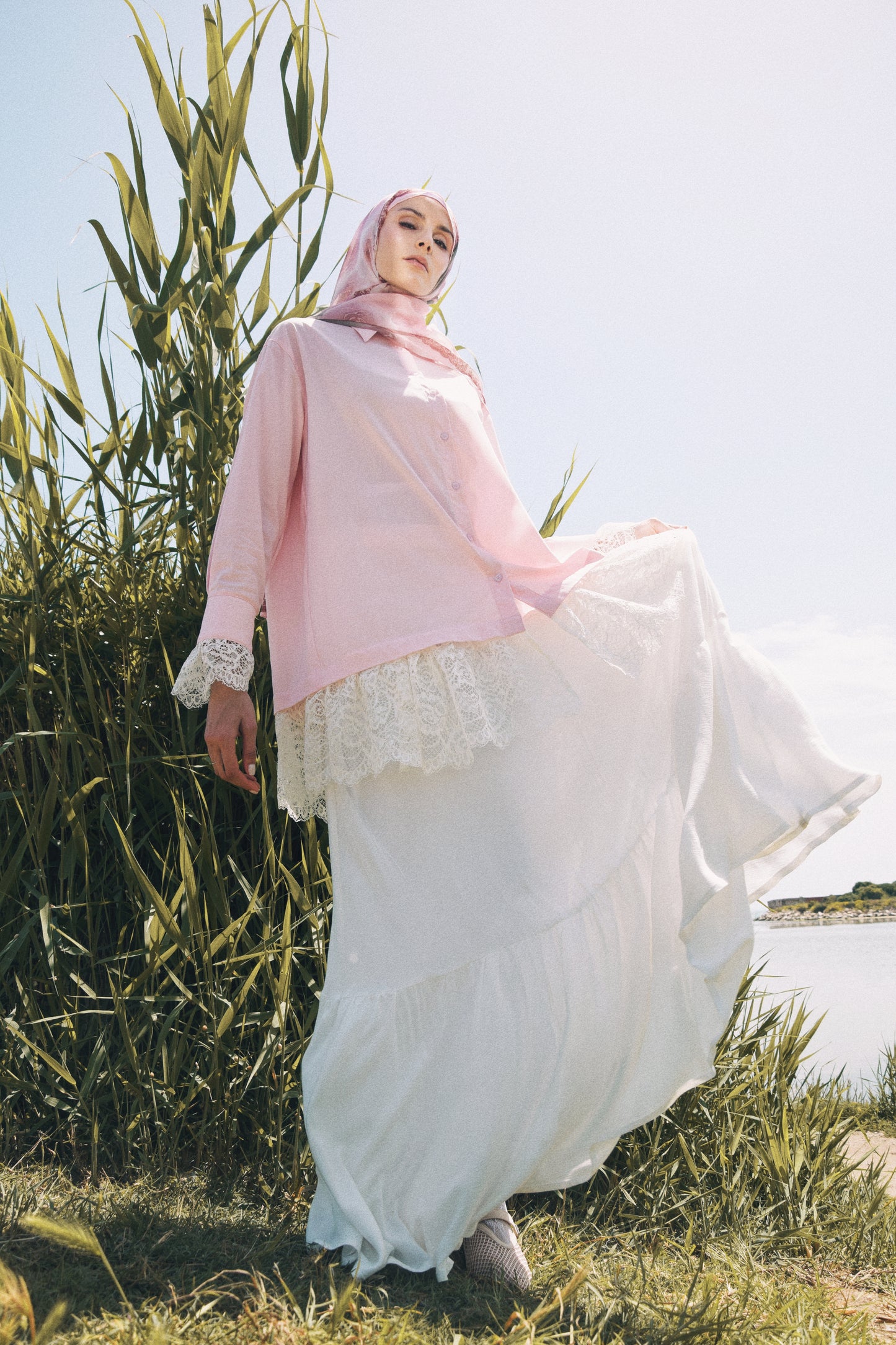 Fleur de Coton Maxi Skirt