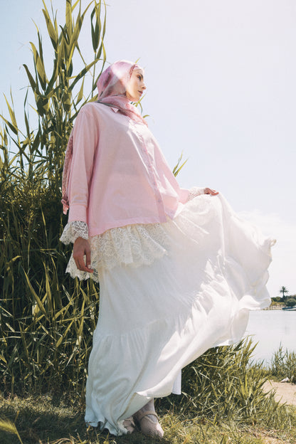 Fleur de Coton Maxi Skirt